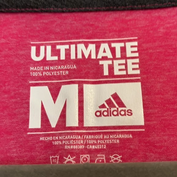 Adidas Women's Ultimate Short Sleeve V-Neck Tee - Picture 2 of 3